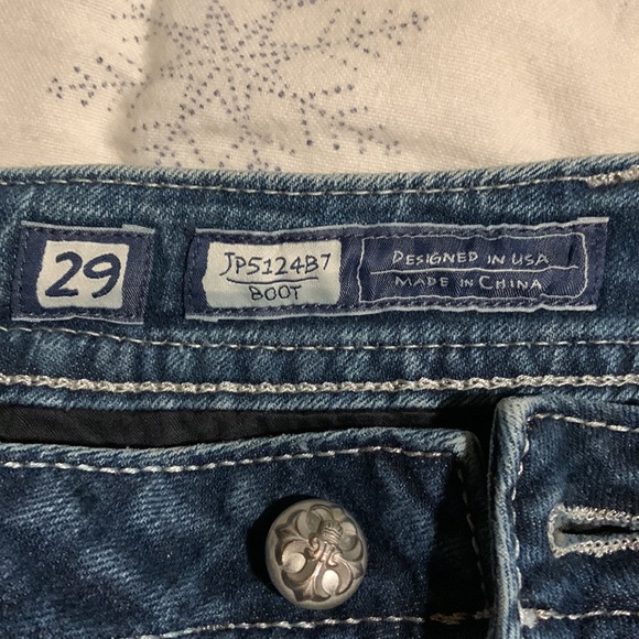 Miss Me Boot Jean size 29 inseam 34 - Picture 4 of 9